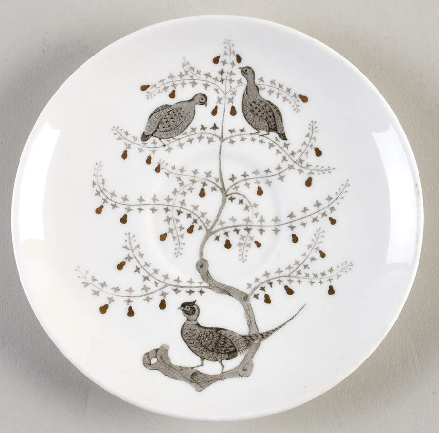 Partridge In A Pear Tree Saucer by Wedgwood-1