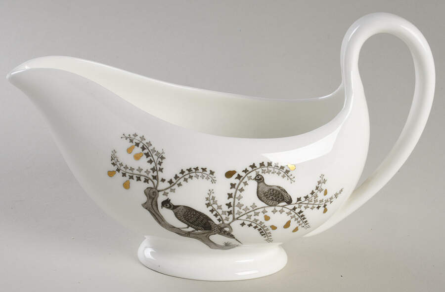 Partridge In A Pear Tree Gravy Boat by Wedgwood-1