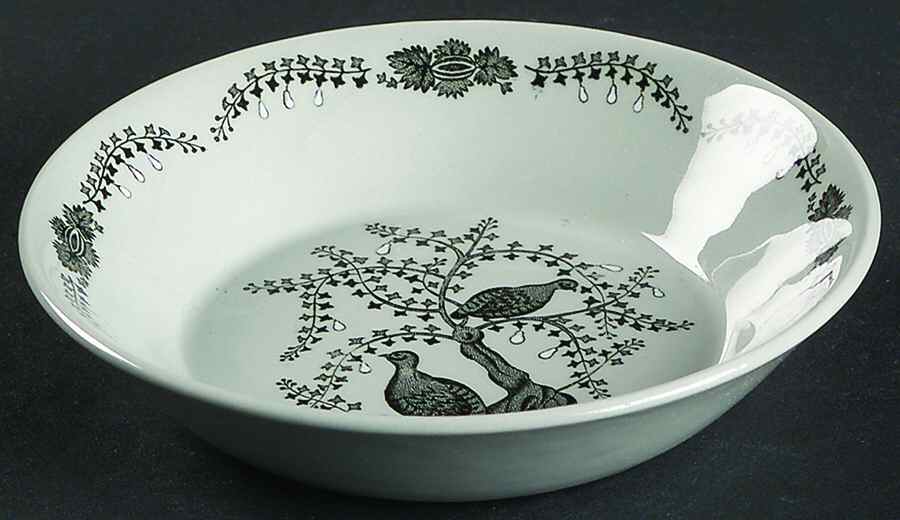 Partridge In A Pear Tree Fruit/Dessert (Sauce) Bowl by Wedgwood-1