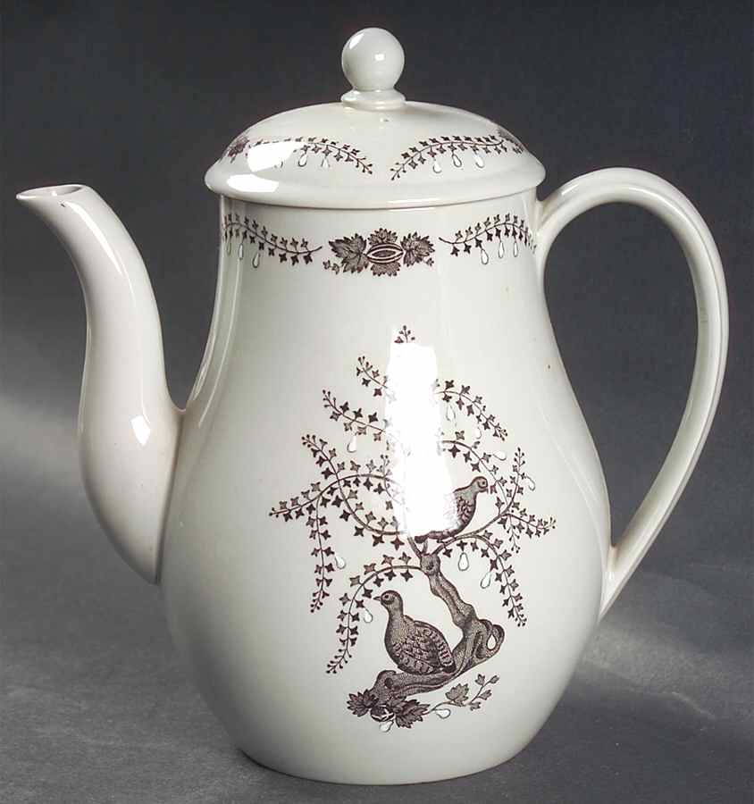 Partridge In A Pear Tree Small Coffee Pot & Lid by Wedgwood-1