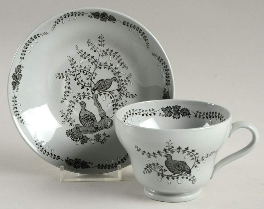 Partridge In A Pear Tree Footed Cup & Saucer Set by Wedgwood-1