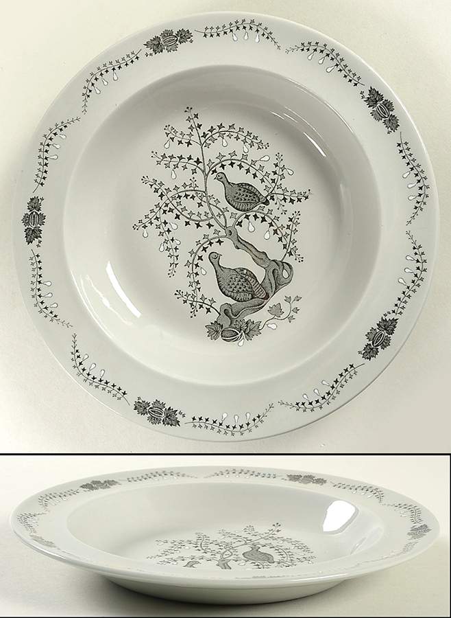 Partridge In A Pear Tree Rim Soup Bowl by Wedgwood-1