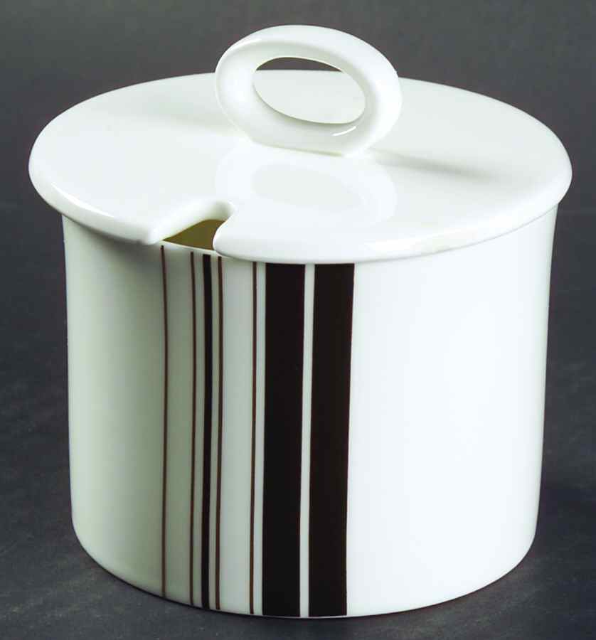 Parallels Sugar Bowl & Lid by Wedgwood-1