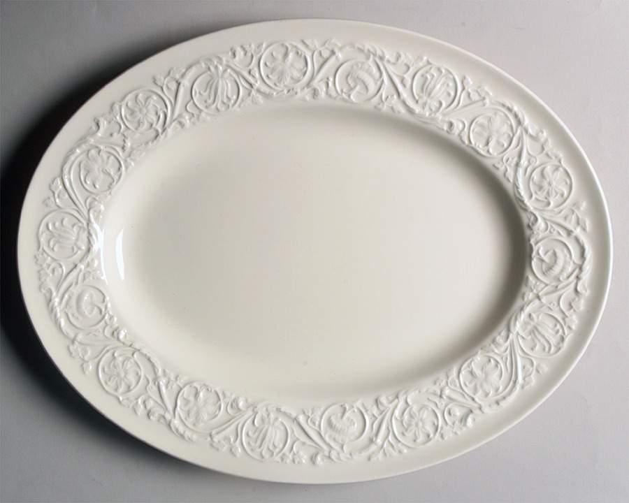 Patrician (Old, 1927-1986) 14" Oval Serving Platter by Wedgwood-1