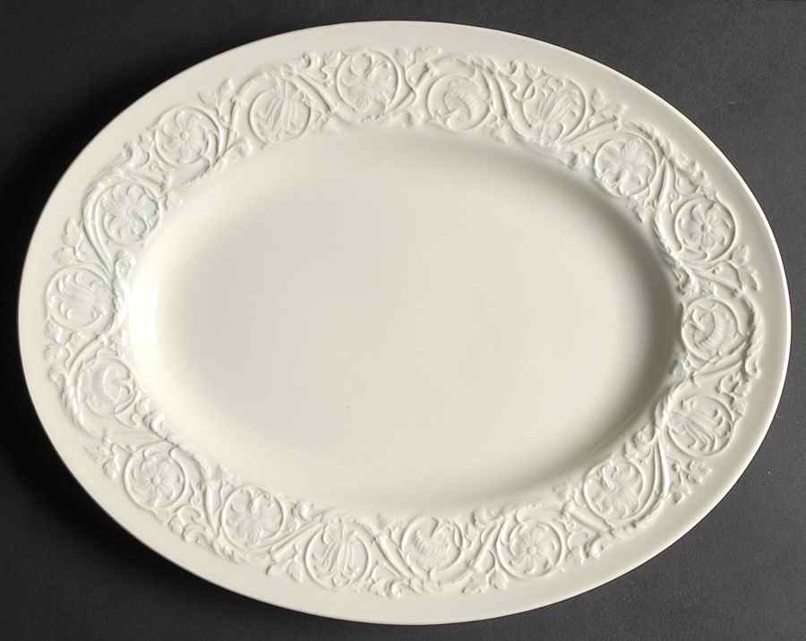Patrician (Old, 1927-1986) 11" Oval Serving Platter by Wedgwood-1