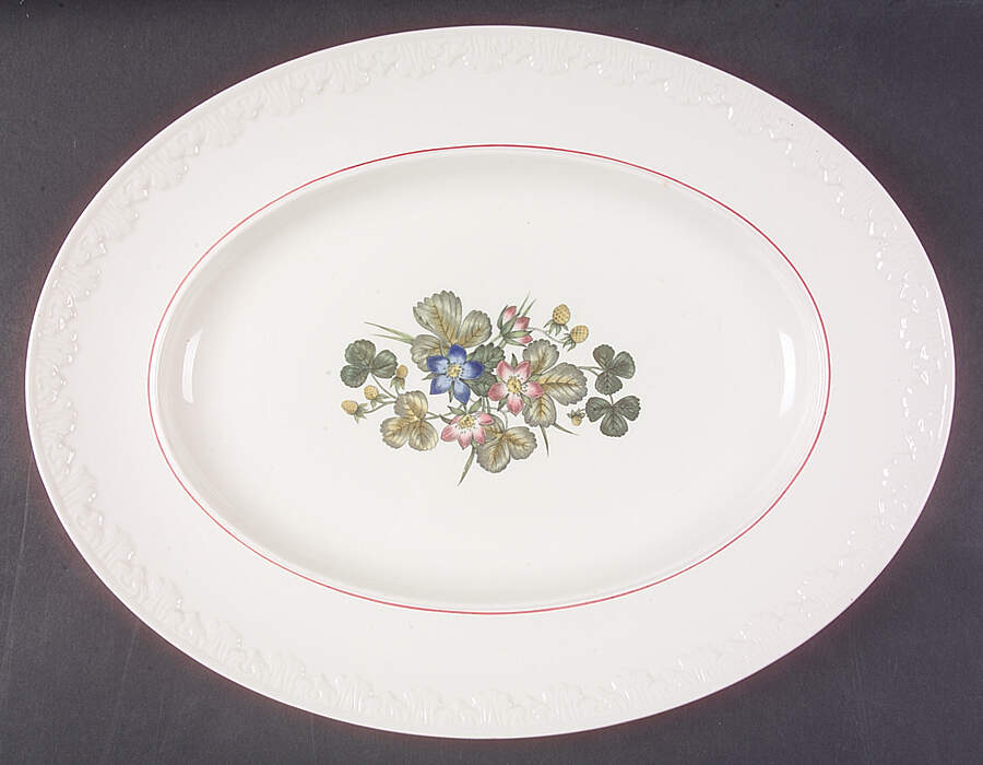 Pembroke 15" Oval Serving Platter by Wedgwood-1