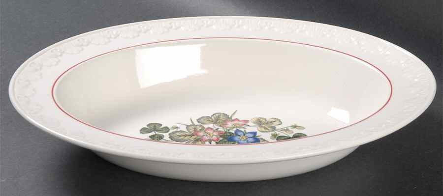 Pembroke 10" Oval Vegetable Bowl by Wedgwood-1