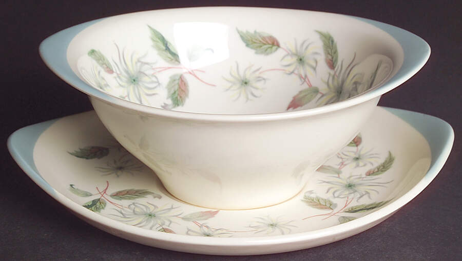 Penshurst Flat Cream Soup Bowl & Saucer Set by Wedgwood-1
