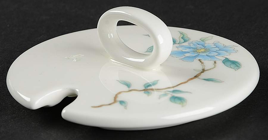 Peony (Bone) Lid for Sugar Bowl by Wedgwood-1