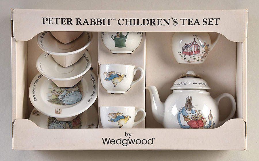 Peter Rabbit (10 Piece Boxed) Child's Tea Set by Wedgwood-1