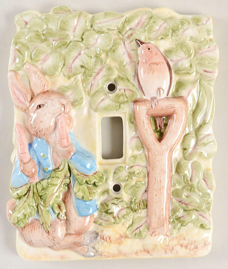 Peter Rabbit Single Light Switch Cover by Wedgwood-1