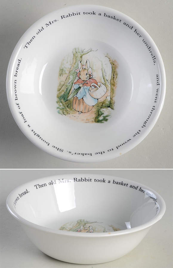 Peter Rabbit Coupe Cereal Bowl by Wedgwood-1