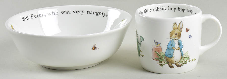 Peter Rabbit (2 Pc) Child's Set (CERM29 & MUG25A) by Wedgwood-1