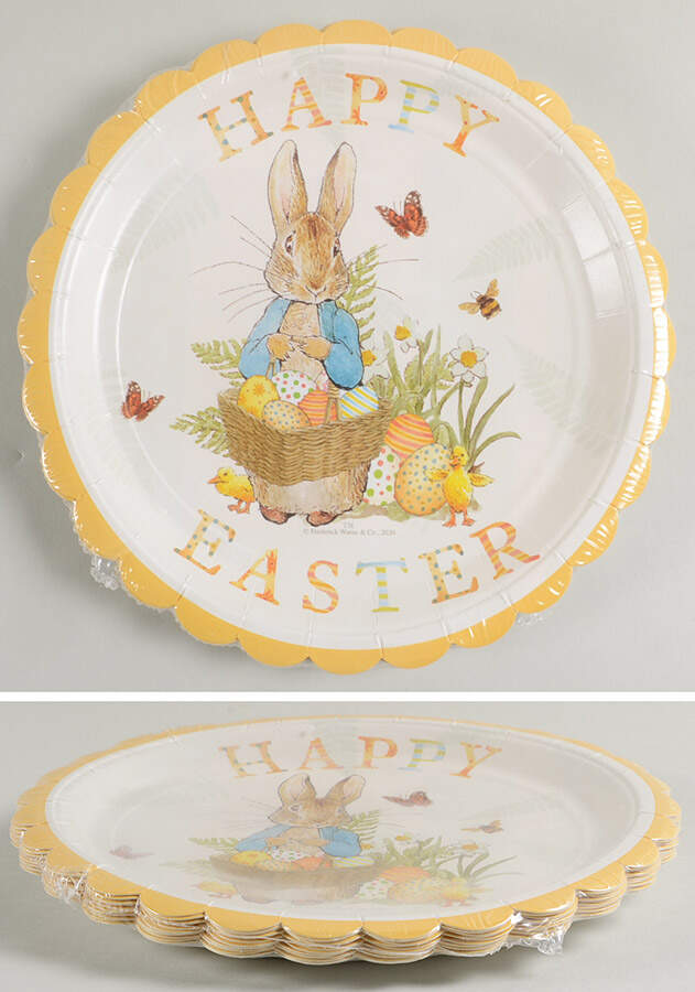 Peter Rabbit (Pack of 12) Paper Luncheon Plates by Wedgwood-1