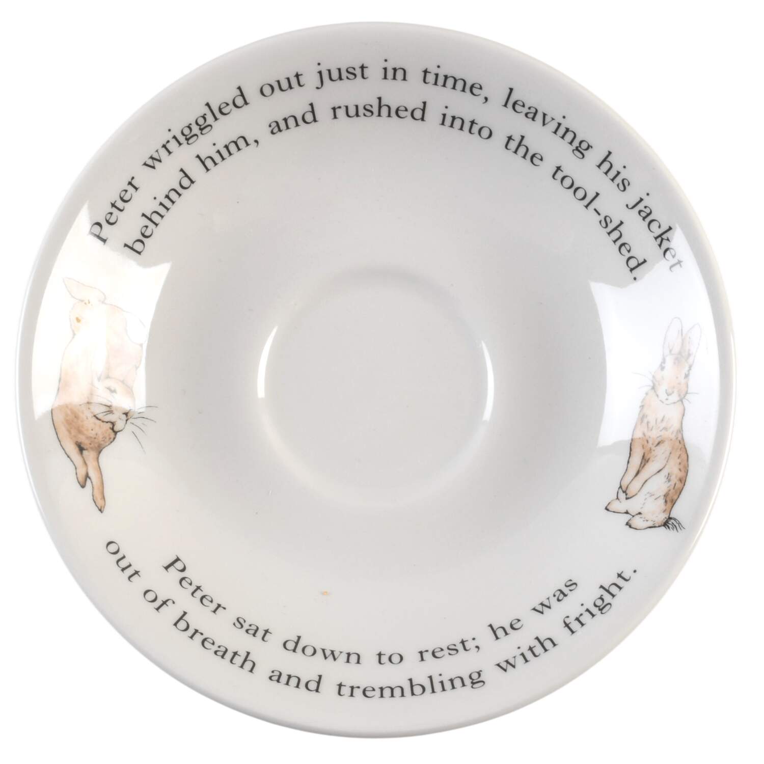 Peter Rabbit Saucer for Flat Cup by Wedgwood-1