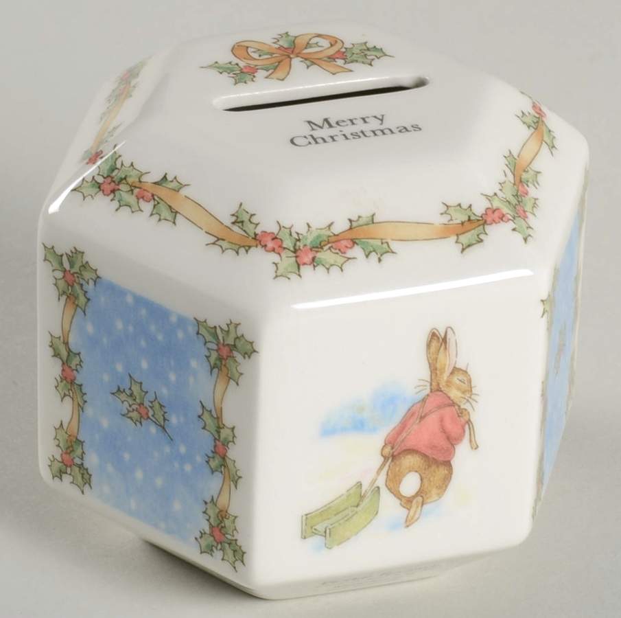 Peter Rabbit Octagonal Money Box by Wedgwood-1