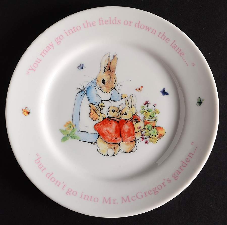 Peter Rabbit Bread & Butter Plate by Wedgwood-1