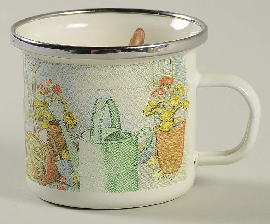 Peter Rabbit Enamel Child's Mug by Golden Rabbit Enamelware-1