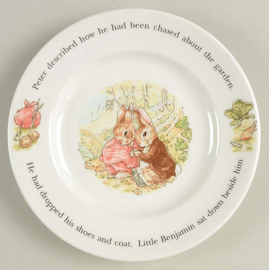 Peter Rabbit Bread & Butter Plate by Wedgwood-1