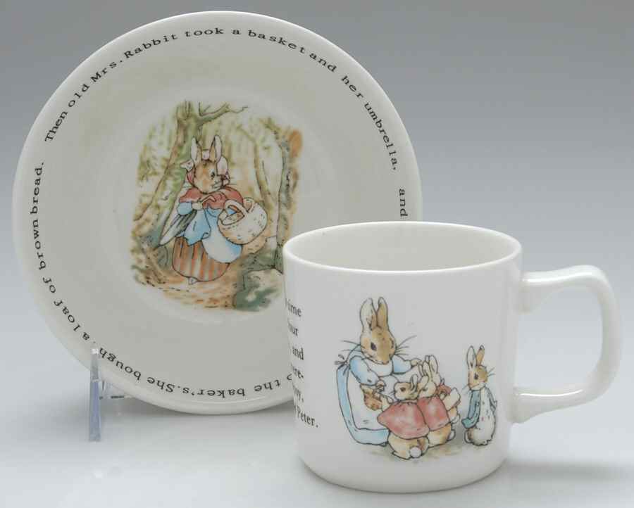 Peter Rabbit (2 Piece) Original Child's Set (Bowl & Mug) by Wedgwood-1