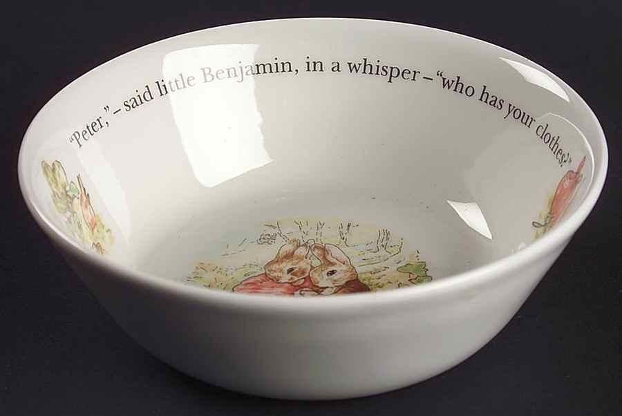 Peter Rabbit Coupe Cereal Bowl by Wedgwood-1