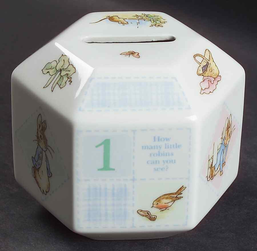 Peter Rabbit Octagonal Money Box by Wedgwood-1