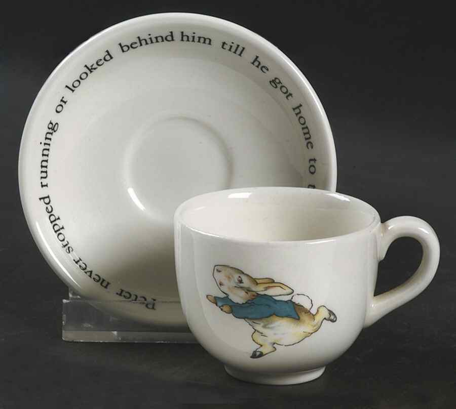Peter Rabbit Child's Cup & Saucer Set by Wedgwood-1