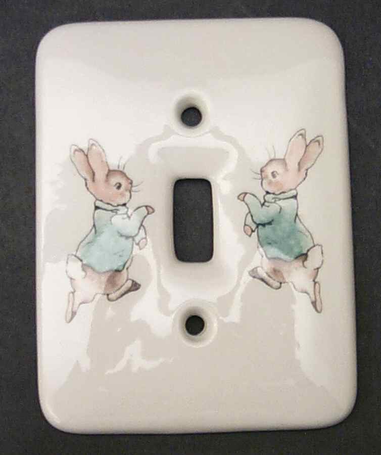Peter Rabbit Single Light Switch Cover by Wedgwood-1