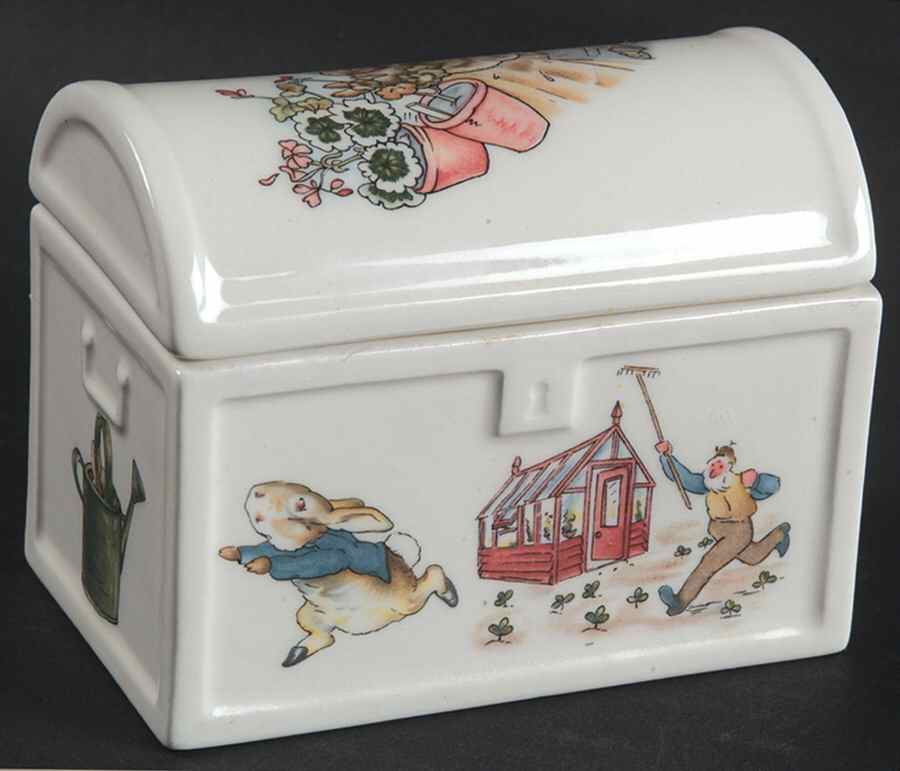 Peter Rabbit Treasure Chest with Lid by Wedgwood-1