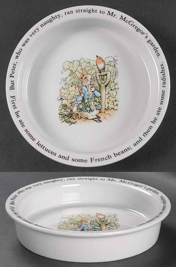 Peter Rabbit Porringer by Wedgwood-1