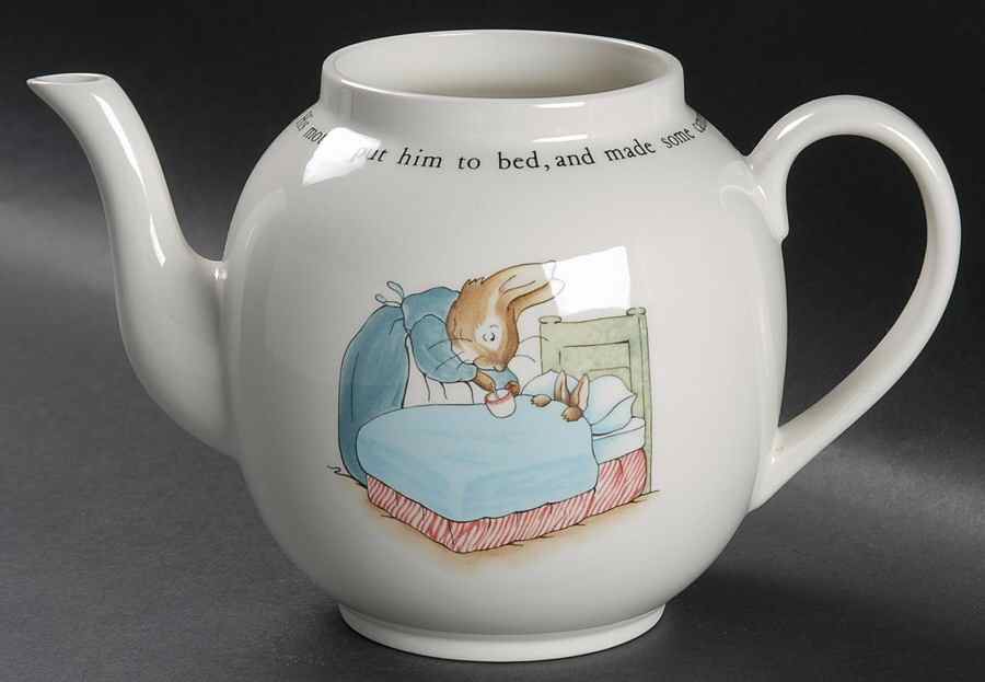 Peter Rabbit Teapot No Lid by Wedgwood-1