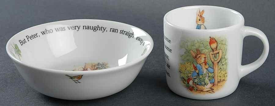 Peter Rabbit (2 Piece) Child's Set (MUGM21 & CERM14) by Wedgwood-1