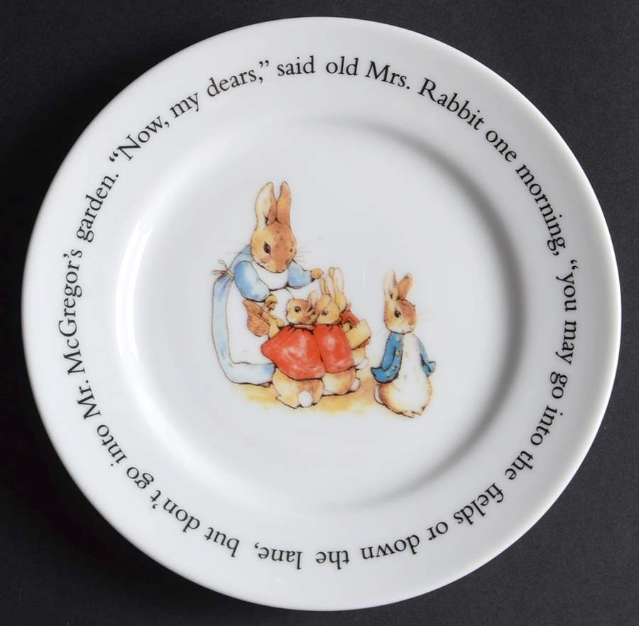 Peter Rabbit Bread & Butter Plate by Wedgwood-1
