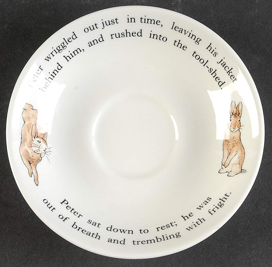 Peter Rabbit Saucer for Flat Cup by Wedgwood-1