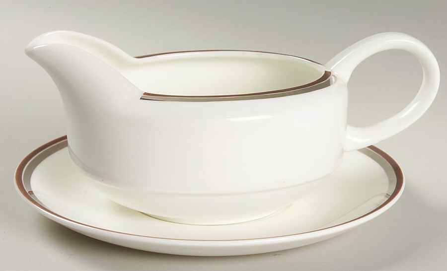 Perfection Gravy Boat & Underplate by Wedgwood-1