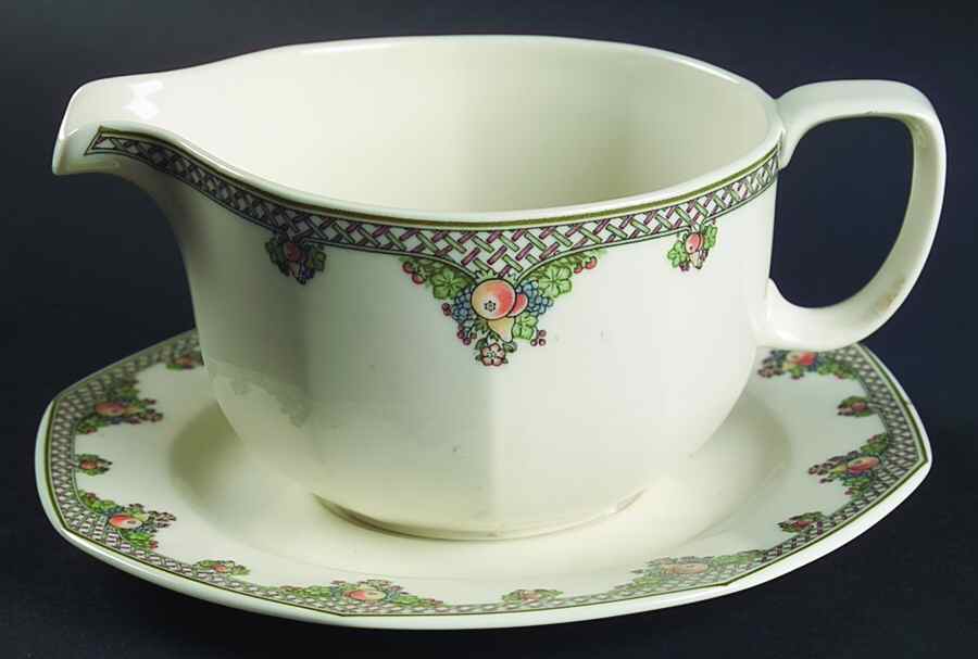 Pergola Gravy Boat & Underplate by Wedgwood-1