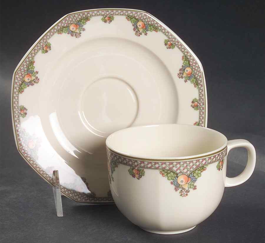 Pergola Flat Cup & Saucer Set by Wedgwood-1