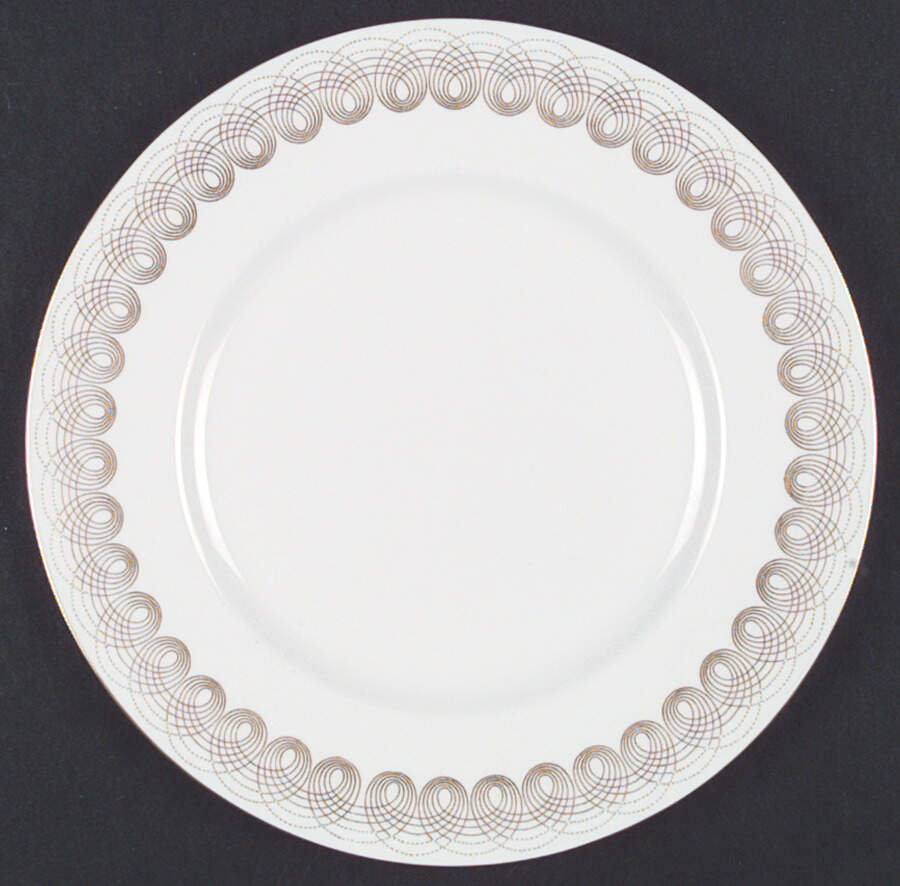 Persephone Gold Dinner Plate by Wedgwood-1