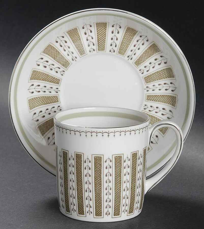 Persia Flat Cup & Saucer Set by Wedgwood-1