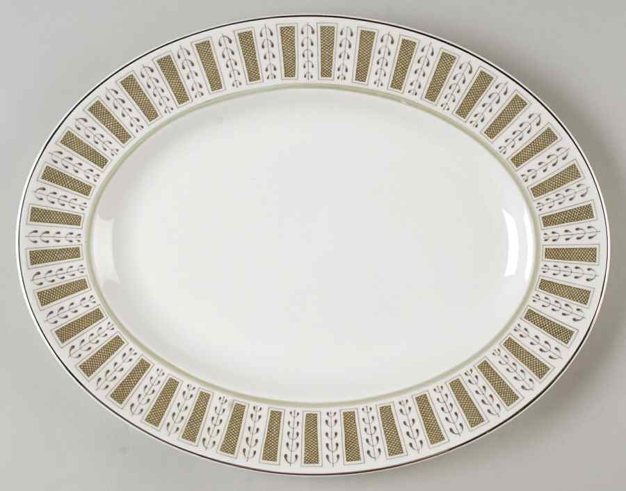 Persia 13" Oval Serving Platter by Wedgwood-1
