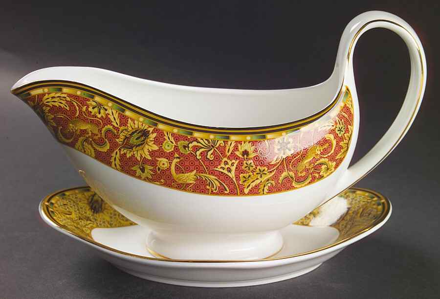 Persia (Newer, 1997) Gravy Boat & Underplate by Wedgwood-1