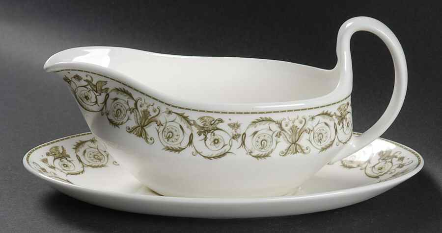 Perugia Gravy Boat & Underplate by Wedgwood-1