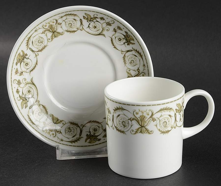 Perugia Can Shape Demitasse Cup and Saucer Set by Wedgwood-1