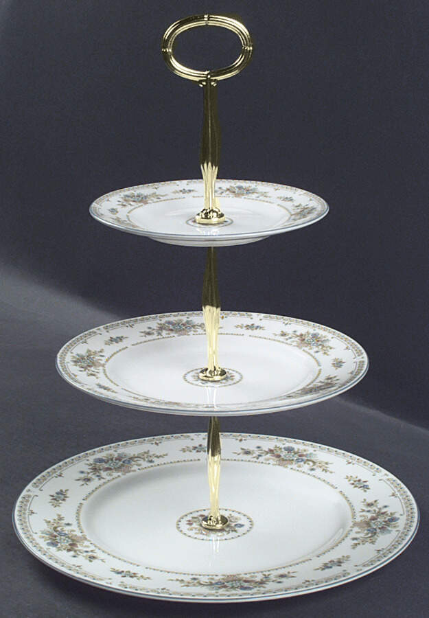 Petersham 13 7/8"-14 1/4" 3-Tiered Serving Tray(DP,SP,BB) HC by Wedgwood-1