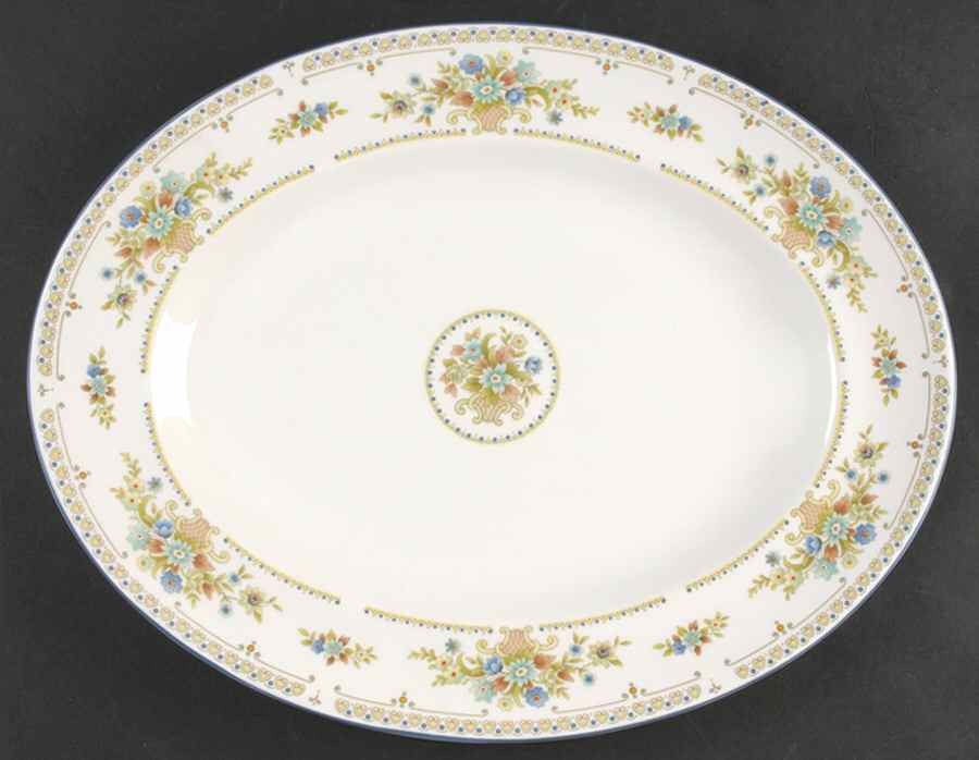 Petersham 14" Oval Serving Platter by Wedgwood-1