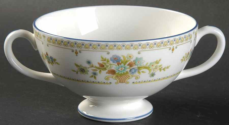 Petersham Footed Cream Soup Bowl by Wedgwood-1