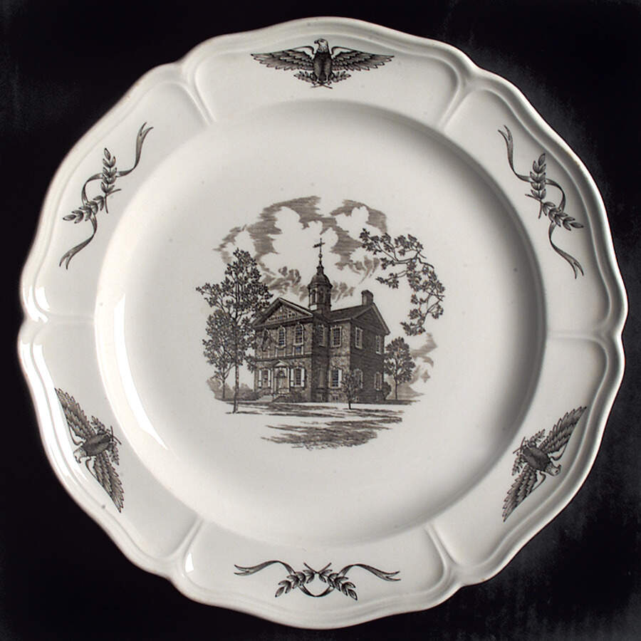 Philadelphia Dinner Plate by Wedgwood-1