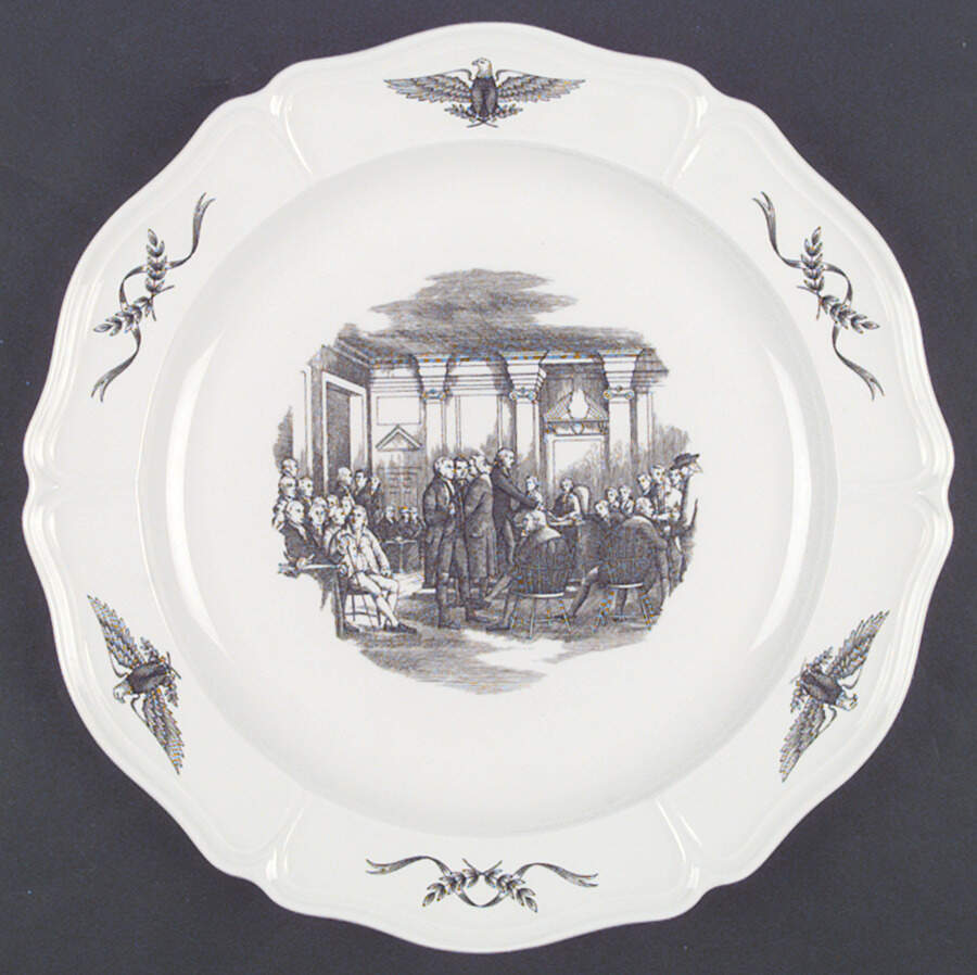 Philadelphia 12" Chop Plate (Round Platter) by Wedgwood-1