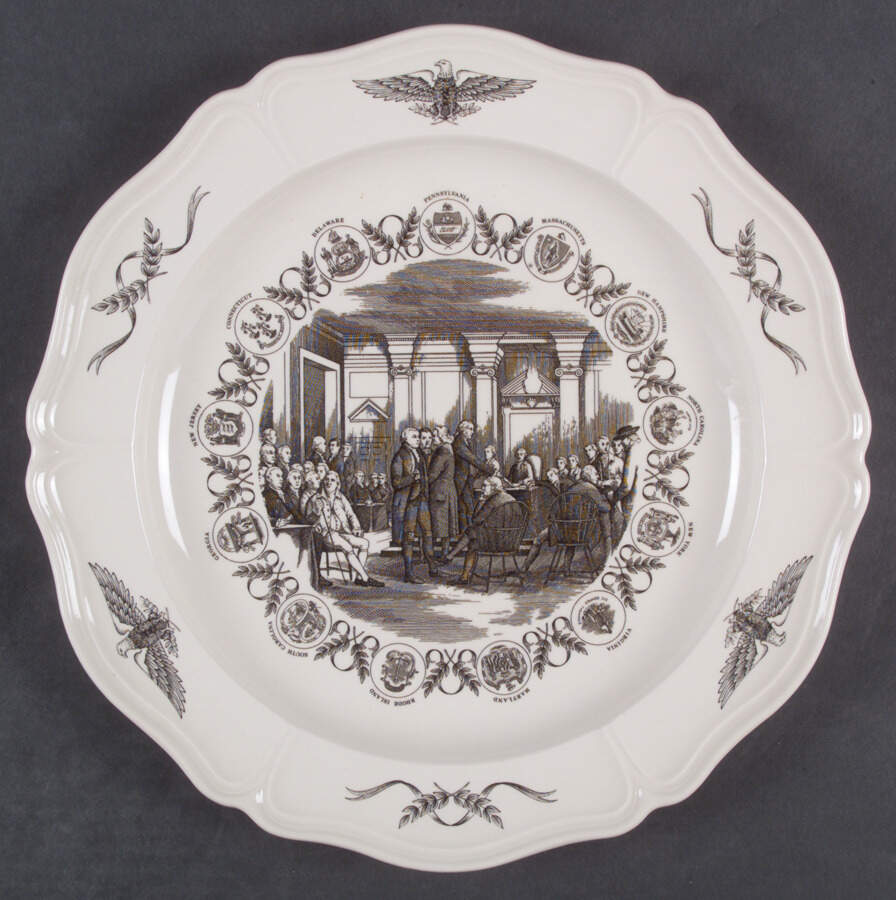 Philadelphia 12" Chop Plate (Round Platter) by Wedgwood-1
