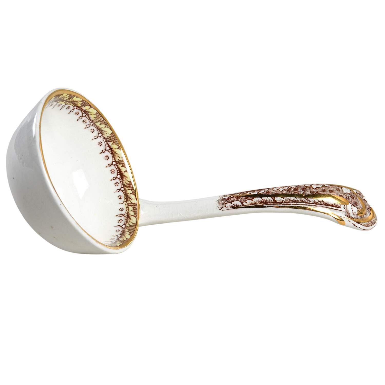Phoebe Multicolor (Maroon Panels) Solid Piece Sauce Ladle by Wedgwood-1